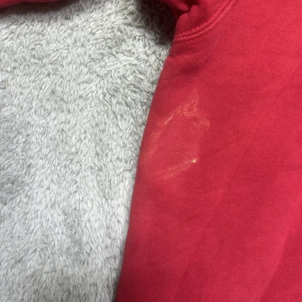 Nike Jordan Essentials Fleece Pullover Hoodie Mens L Red Sweatshirt SPOTS DA9818